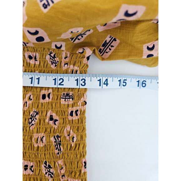 Fragonard Parfumeur Puff Sleeve Smocked Top, Size TU (One Size) - Picture 7 of 8